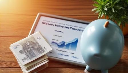 Beginner savings and personal finance concept